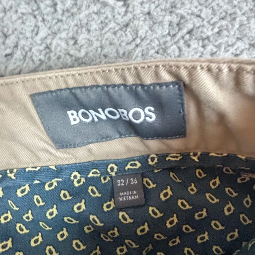 Bonobos Men's Classic Chino Pants in Khaki size 32